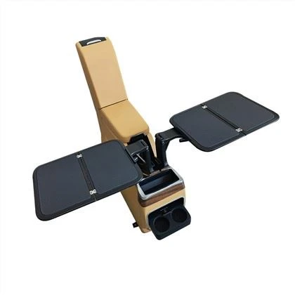 Rear Seat Adjustable Table Armrest Drink Holder