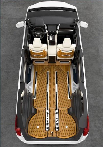 Toyota Alphard/Vellfire Interior Kit, Including Solid Wood Floors, Slide Rails, Air Vents, Pedals, Etc.