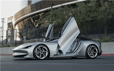 The Launch Of Pure Electric Supercar By American New Power Brands Is Extremel...