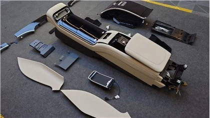 Luxury Car Interior Accessories Are Suitable For Mercedes-Benz S-class W223 Rear Central Armrest Tunnel