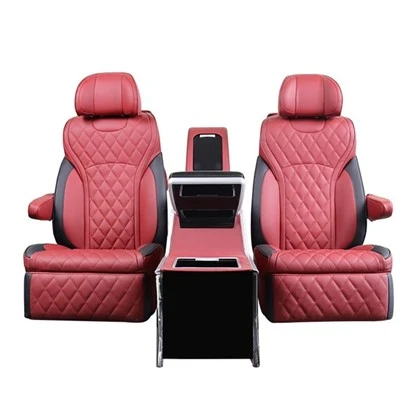 Suv Leather Seats With Folding Table Top